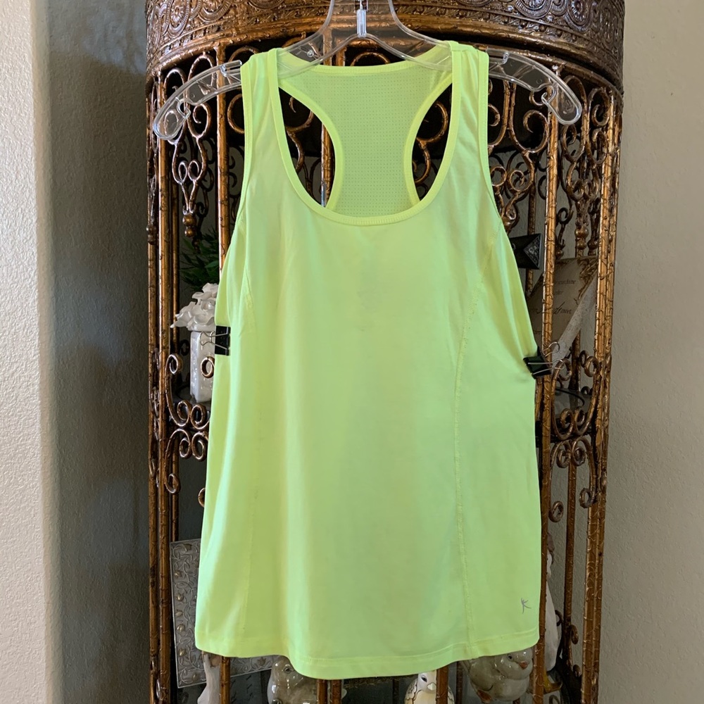 Danskin Now Workout Tank Top Neon